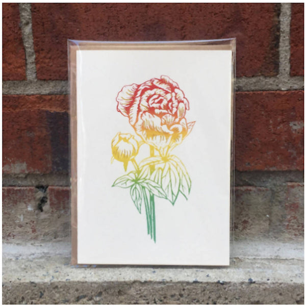 Rainbow Floral Greeting Cards