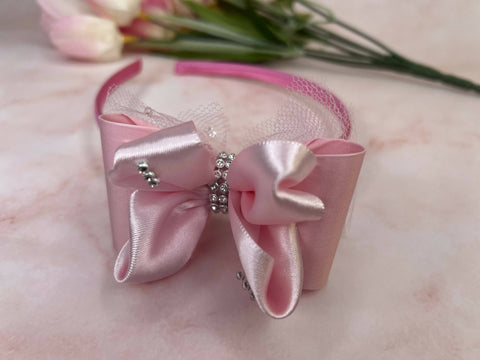 Little Girl Headband - Beautiful In Pink