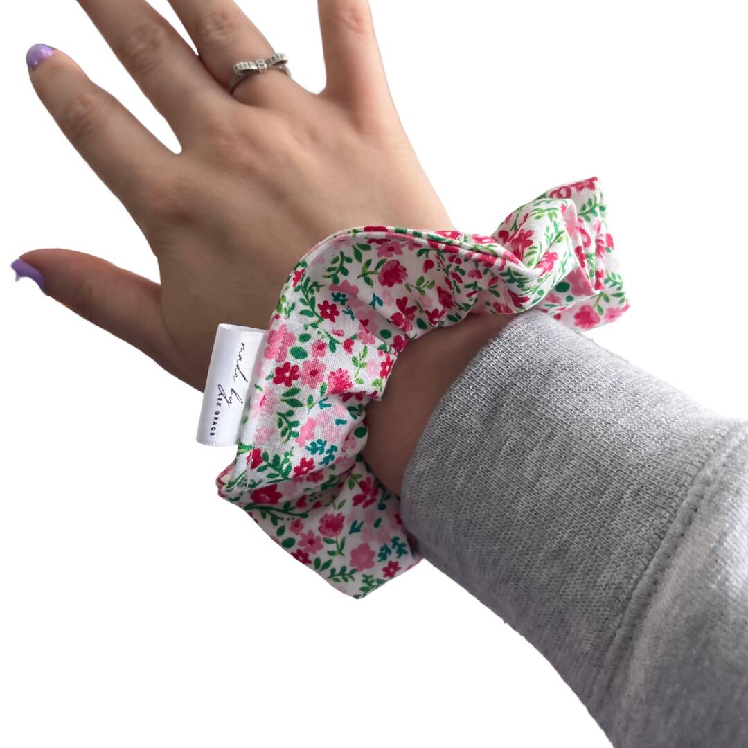 Springtime Floral Scrunchie