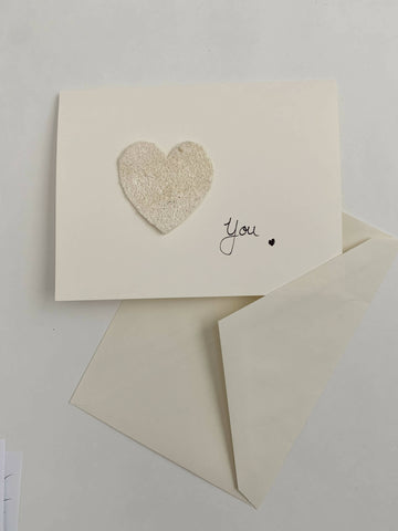 Heart (Loofa) Card