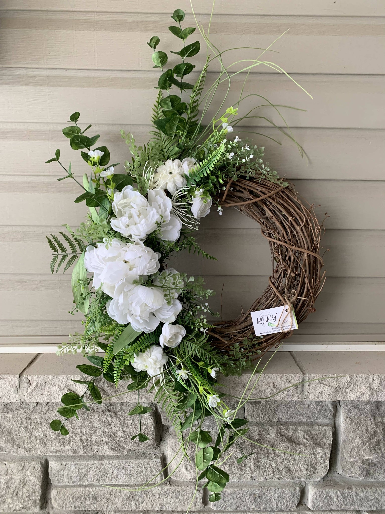 Bring on the Blooms Grapevine Wreath