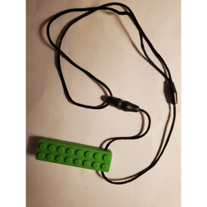 Green Lego Chew Necklace